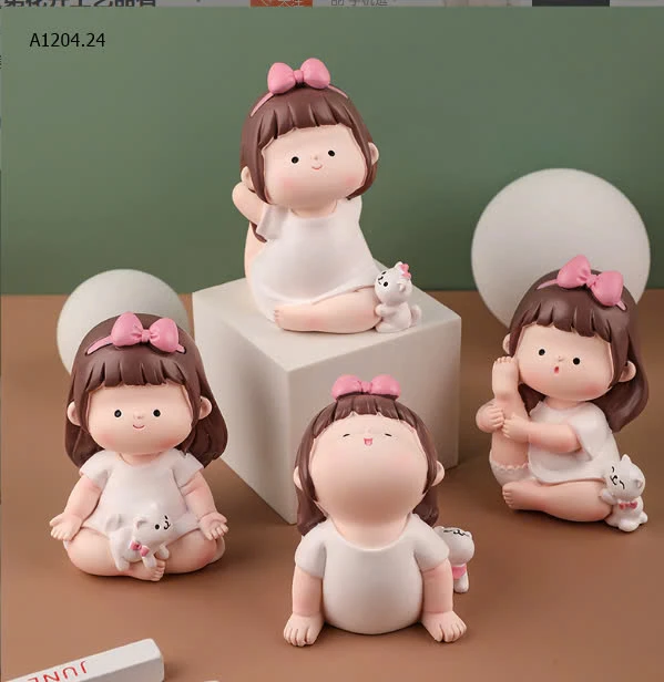 BỘ 4 BÉ GÁI TẬP YOGA DỄ THƯƠNG -sỉ 118k