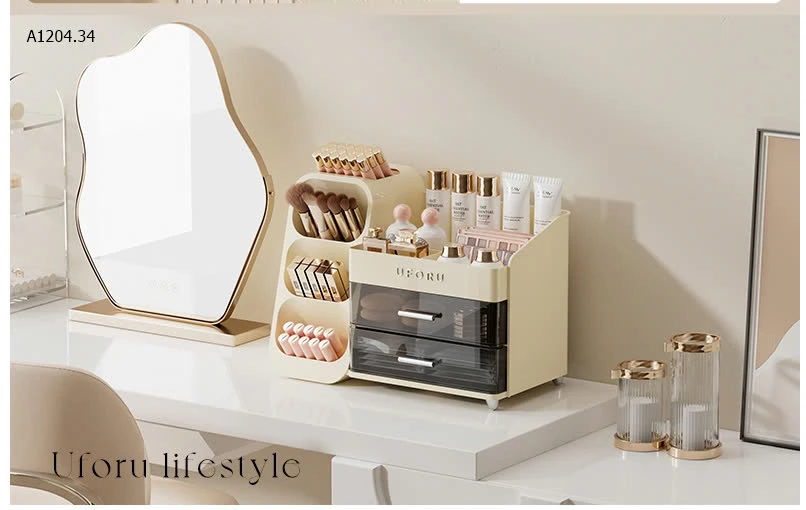 HỘP ĐỰNG MỸ PHẨM ĐỂ BÀN-sỉ 219k