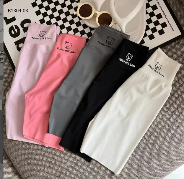 QUẦN LEGGING ĐÙI HÌNH GẤU BÉ GÁI - sỉ 76k