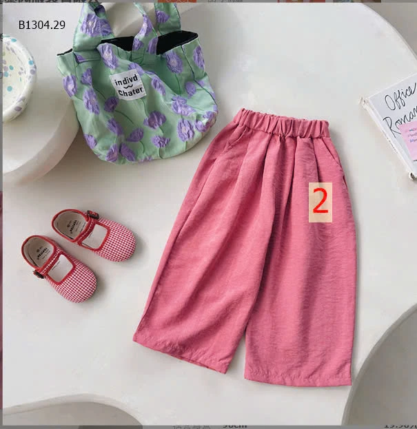 QUẦN ỐNG RỘNG BÉ GÁI - sỉ 104k