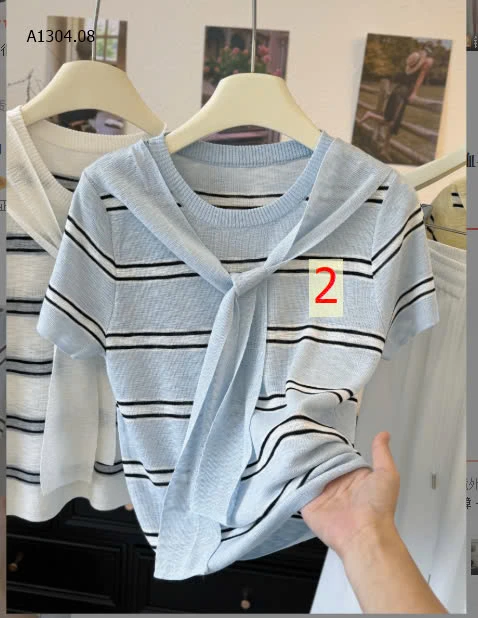 ÁO THUN DỆT KIM KÈM KHĂN  - sỉ 160k