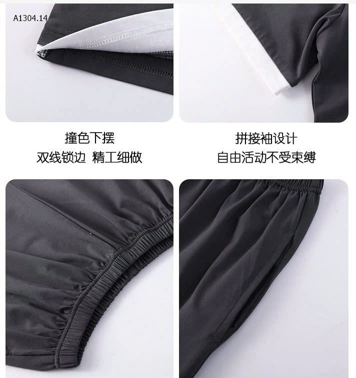 BỘ CỘC TAY KOREA BASIC CÓ ĐỆM NGỰC  - sỉ 133k