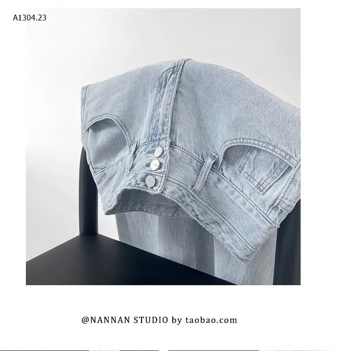 QUẦN JEAN LƯNG CAO 3 KHUY NỮ - sỉ 145k