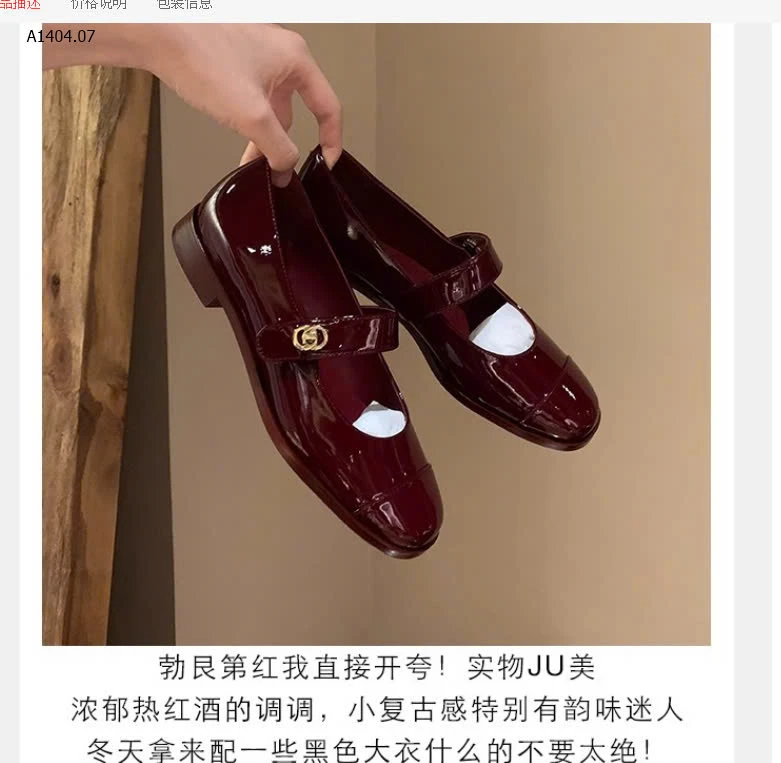  GIÀY MARY JANE NỮ QCCC- sỉ 267k