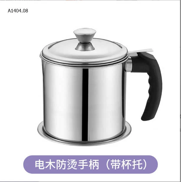  BÌNH LỌC DẦU ĂN INOX 304- sỉ 84k (inox 304, 1.4L)