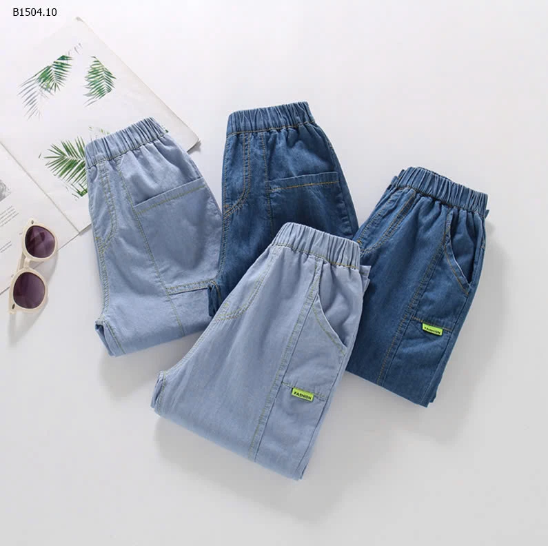 QUẦN DENIM CẠP CHUN CHO BÉ - sỉ 130k