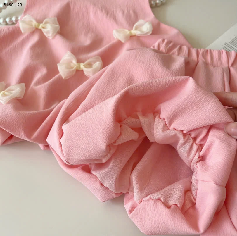 Set VÁY HỒNG BABY-giá sỉ như sau :  -Full bộ váy + quần :  169k/set  - váy : 135k/c