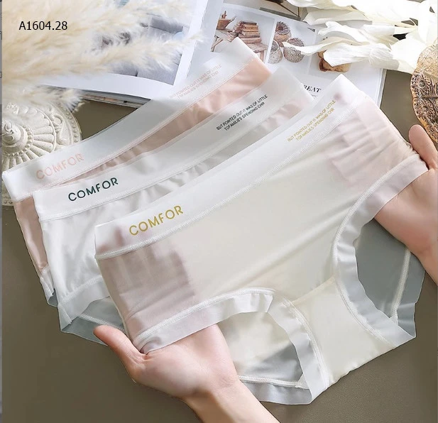  COMBO 10C QUẦN CHIP BĂNG LỤA  - Sỉ 135k/ 1 sét 10 chiếc mix