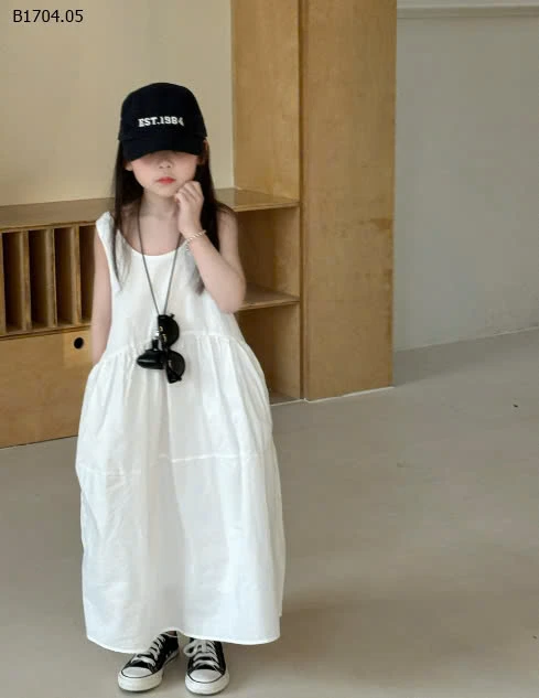 VÁY SUÔNG TRẮNG BG-Sỉ 179k