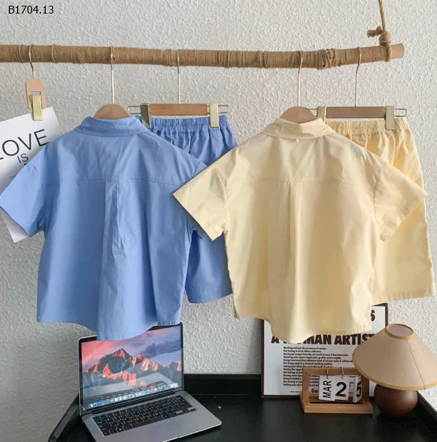 SET BỘ SƠ MI NHÀ AOA CHO BÉ-Sỉ 259k