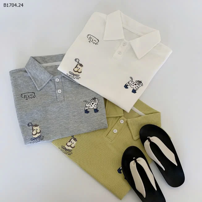 Áo thun POLO  mùa hè cho bé-Sỉ 123k