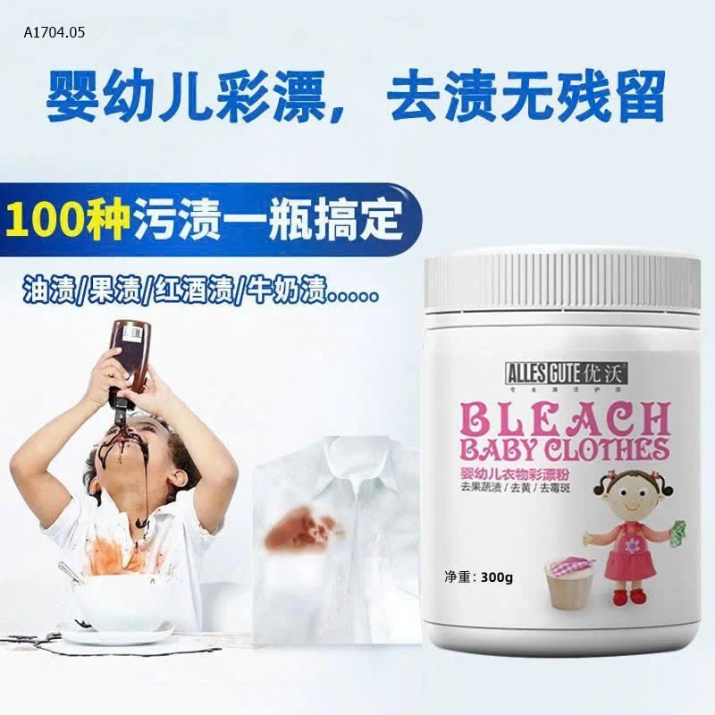 TẨY MỐC TẨY TRẮNG QUẦN ÁO - sỉ 120k/set 3 lọ