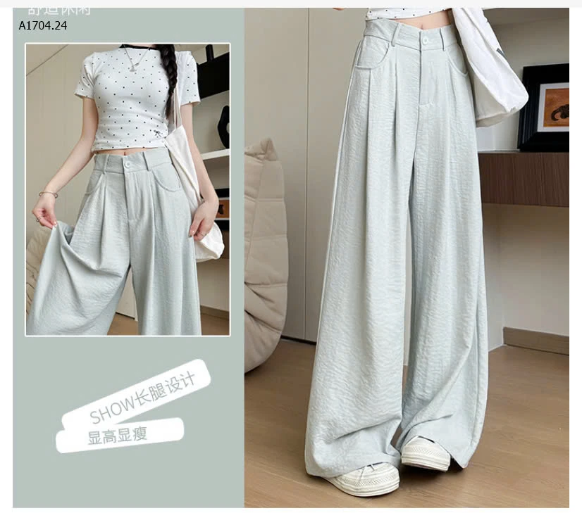 QUẦN SUÔNG TENCEL CẠP CÚC- sỉ 148k