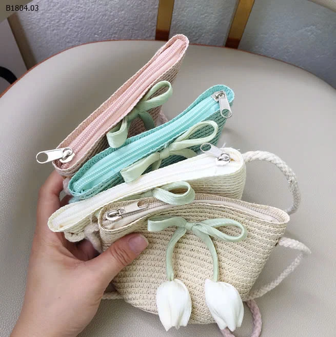 SET MŨ TÚI HOA TULIP  -Sỉ 87k/ 1  bộ mũ + túi 