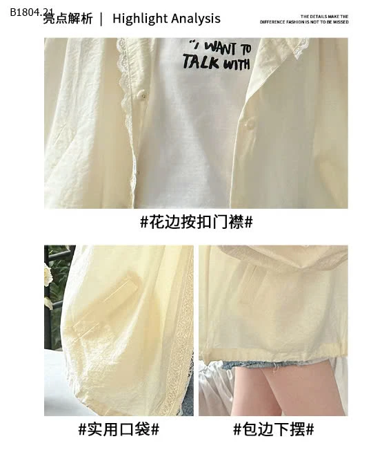 ÁO CHỐNG NẮNG BÉ GÁI- sỉ 153k