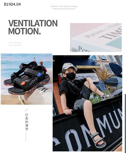 SANDAL BÉ TRAI SIZE ĐẠI siêu đẹp, bền - sỉ 152k