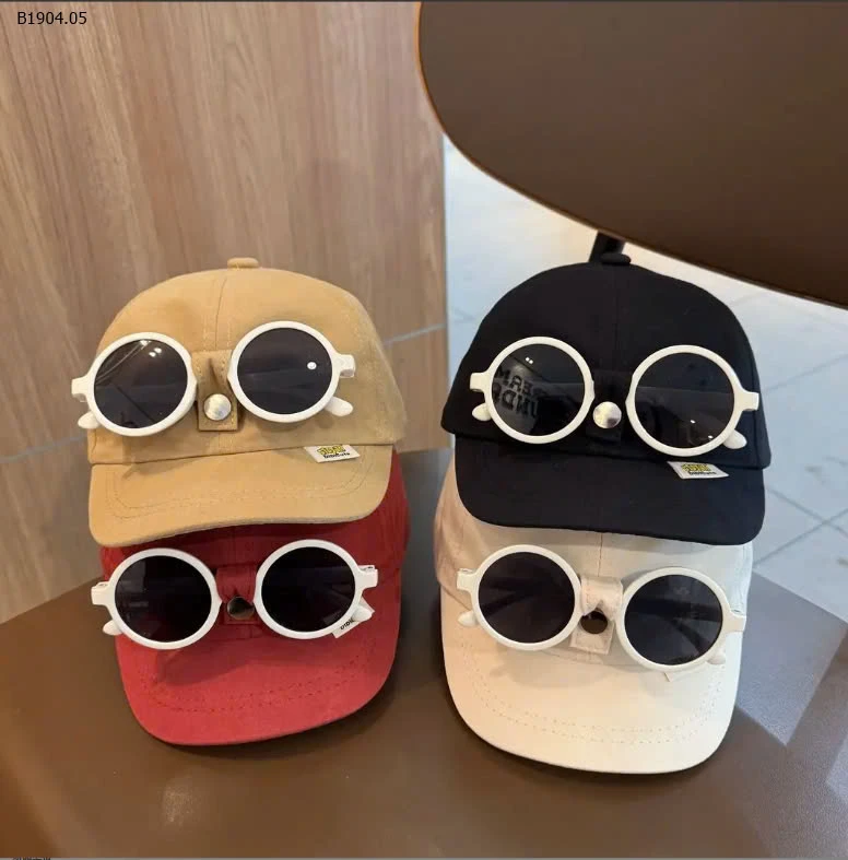 MŨ LƯỠI TRAI KÈM KÍNH  - sỉ 52k