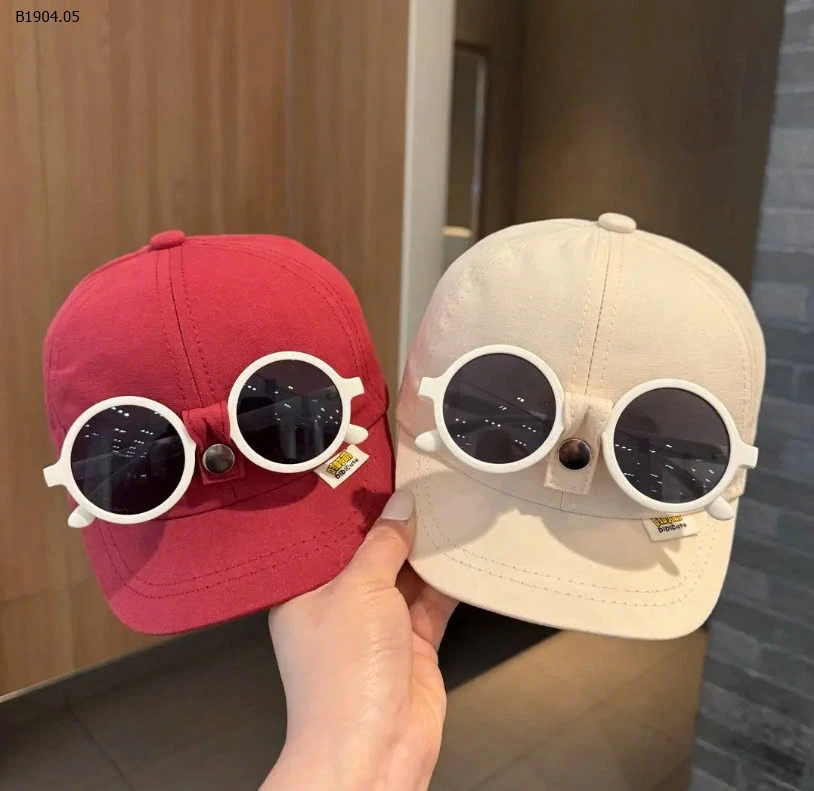 MŨ LƯỠI TRAI KÈM KÍNH  - sỉ 52k