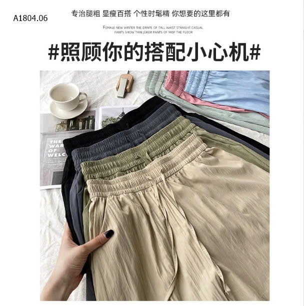  QUẦN SHORT ỐNG RỘNG LỤA BĂNG CHO NỮ - sỉ 85k