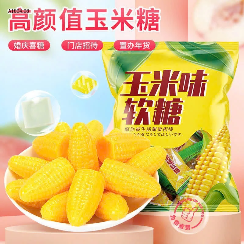 KẸO NGÔ DẺO BIBIZAN- sỉ 56k/gói 450g