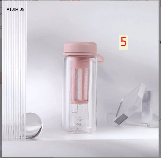 BÌNH UỐNG NƯỚC KÈM LÕI LỌC- sỉ sz 450ml  72k sz 600ml  77k