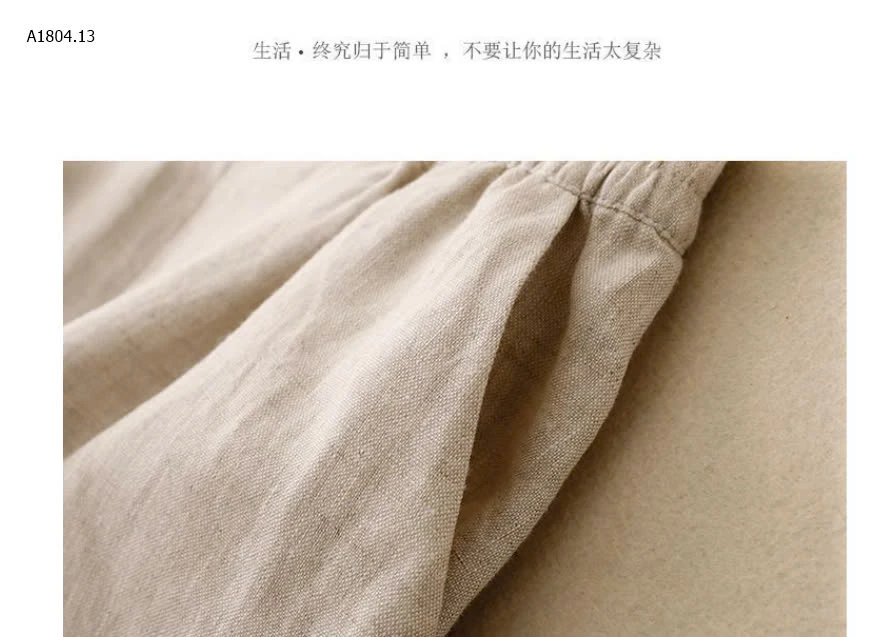 QUẦN SUÔNG COTTON LINEN - sỉ 136k   