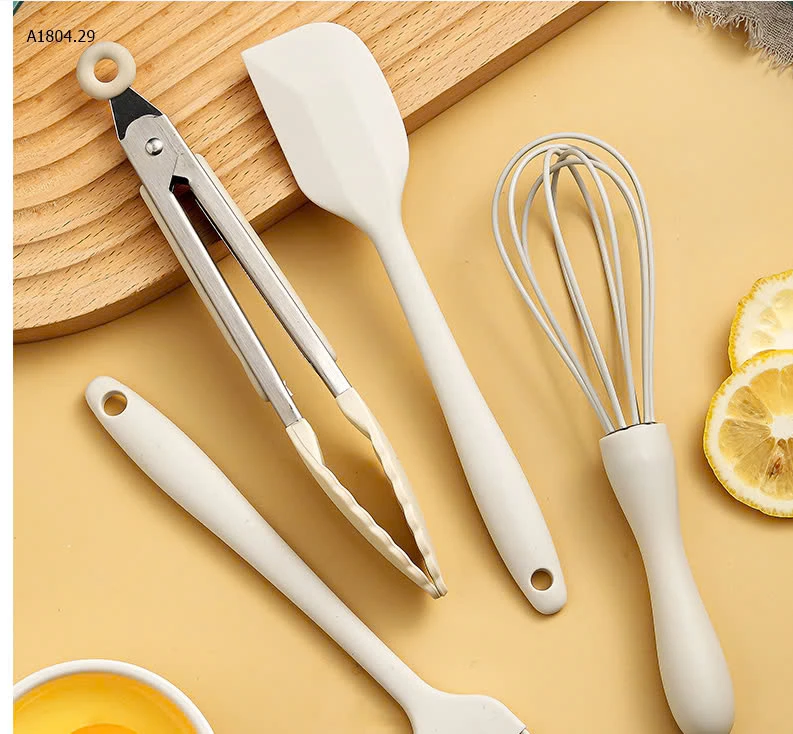 BỘ DỤNG CỤ BẾP NẤU ĂN, LÀM BÁNH 06 MÓN SILICONE  - sỉ 69k/set 6 món