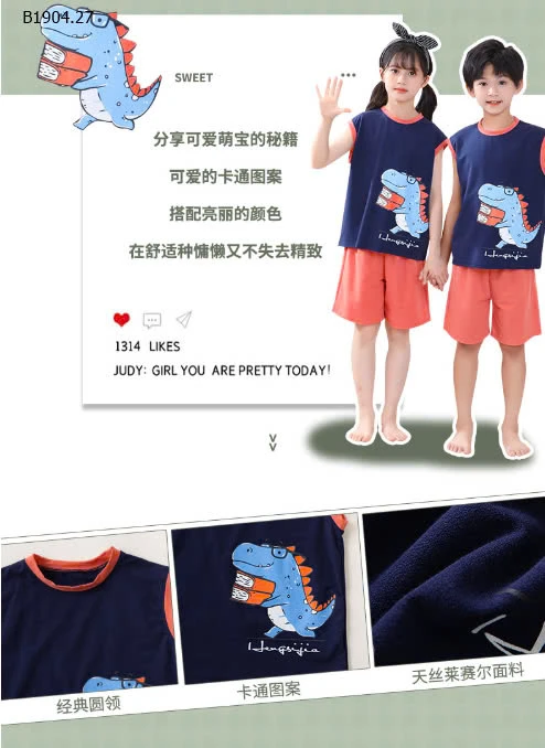 BỘ BALO COTTON SZ ĐẠI BG BG-Giá sỉ như sau: Size 100-130: 78K/1b Size 140-170: 89k/1b 