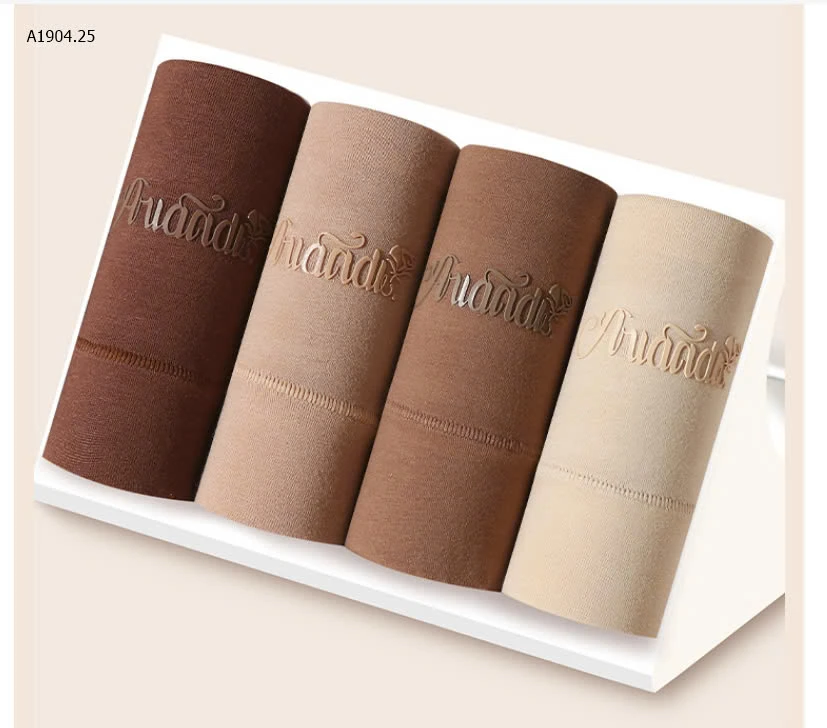 SET 4 QUẦN CHIP CẠP CAO  - sỉ 115k/set 4c mix màu