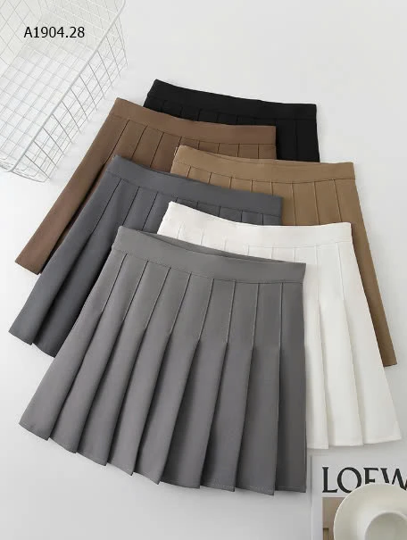 CHÂN VÁY NGẮN XẾP LY- sỉ Chân váy ngắn: 105k Chân váy dài: 115k