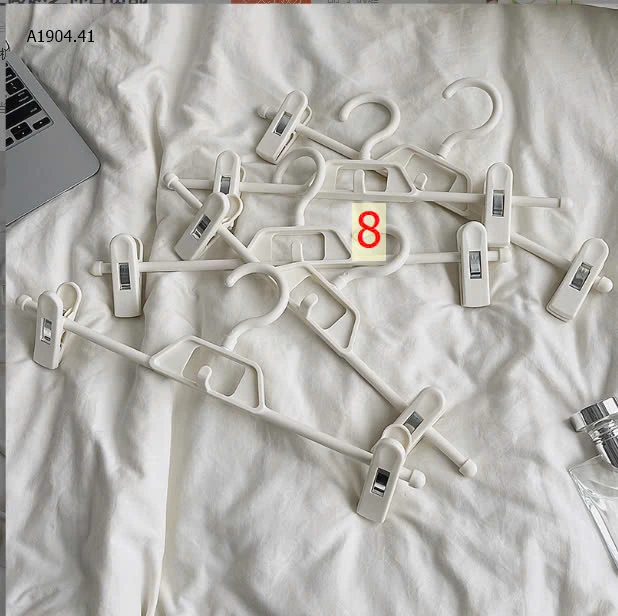 MÓC TREO QUẦN ÁO 2 IN SET 10C-Sỉ 120k/ 1 sét 10 chiếc cùng màu