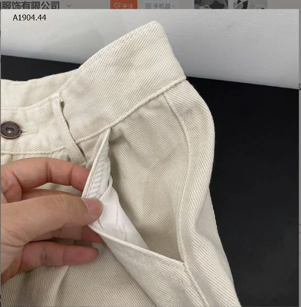 QUẦN SOOC JEAN GẤP GẤU NỮ- sỉ  170k