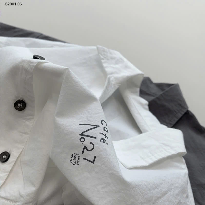 ÁO SƠ MI CỘC TAY BÉ  TTRAI-sỉ 135k