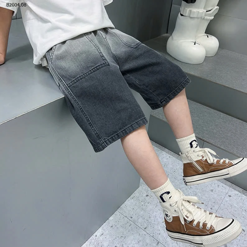 QUẦN SHORT JEAN LOANG MÀU BT  -sỉ 133k