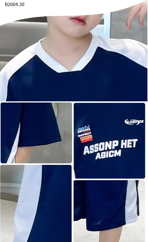 BỘ THỂ THAO BÓNG RỔ BÉ TRAI -sỉ 199k