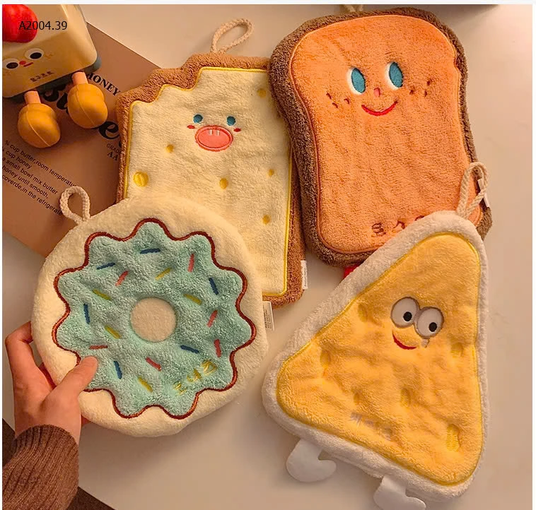 SET 4C KHĂN TAY CUTE-sỉ 69k/set 4c mix màu