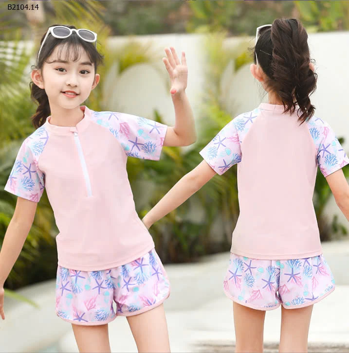 BST BỘ BƠI NGẮN TAY BÉ GÁI -sỉ 138k