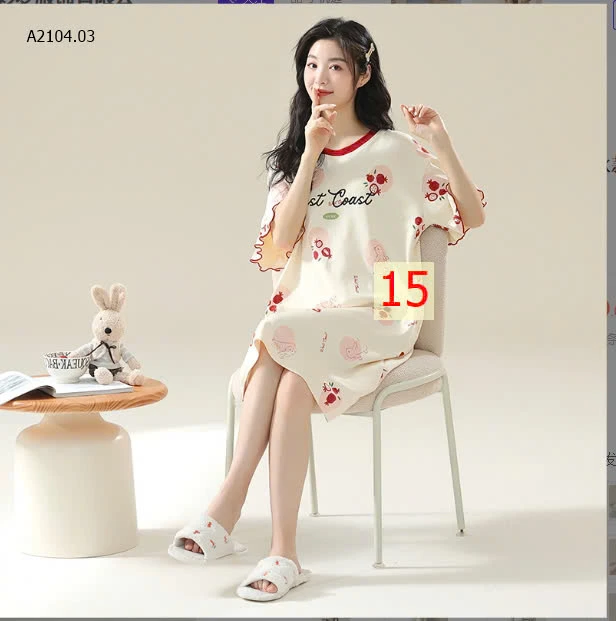 VÁY COTTON MẶC NHÀ-sỉ 144k