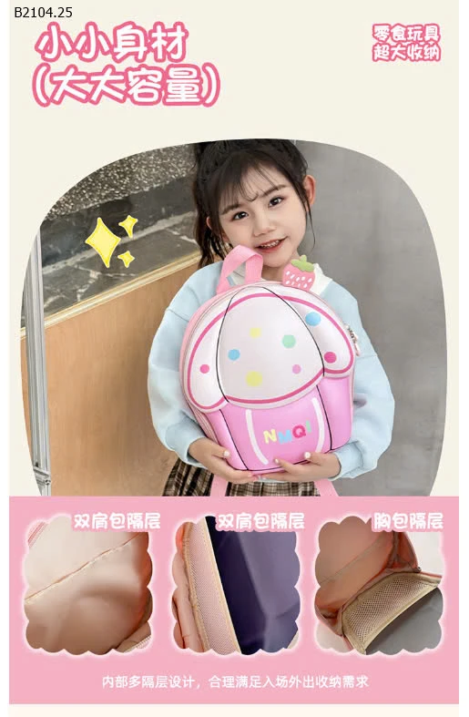 BALO, TÚI ĐEO CHÉO CHO BÉ-sỉ Balo : 126k            Túi ngực : 94k 