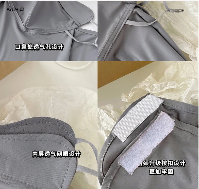 KHẨU TRANG CHỐNG NẮNG VÀ CỔ-sỉ 50k