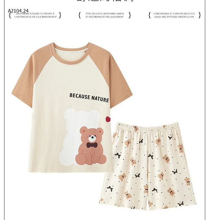 BỘ MẶC NHÀ CỘC TAY CHO NỮ-sỉ 113k