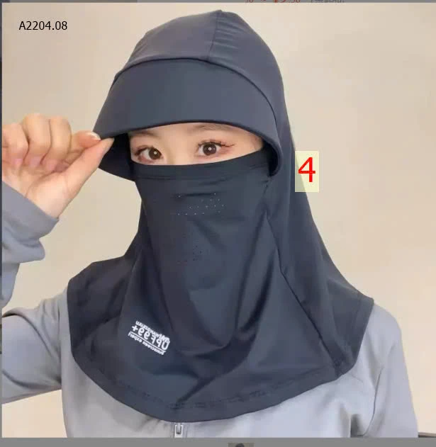 KHẨU TRANG MŨ CHỐNG UV50+sỉ 45k