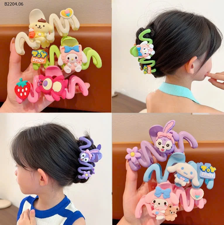 KẸP TÓC GẤP HOẠT HÌNH CUTE CHO BÉ GÁI-sỉ 25k