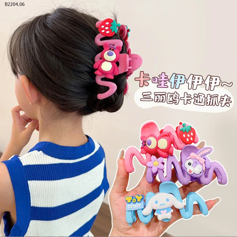 KẸP TÓC GẤP HOẠT HÌNH CUTE CHO BÉ GÁI-sỉ 25k