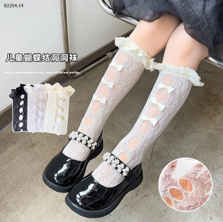 TẤT REN MỎNG CHO BÉ  -sỉ 50k