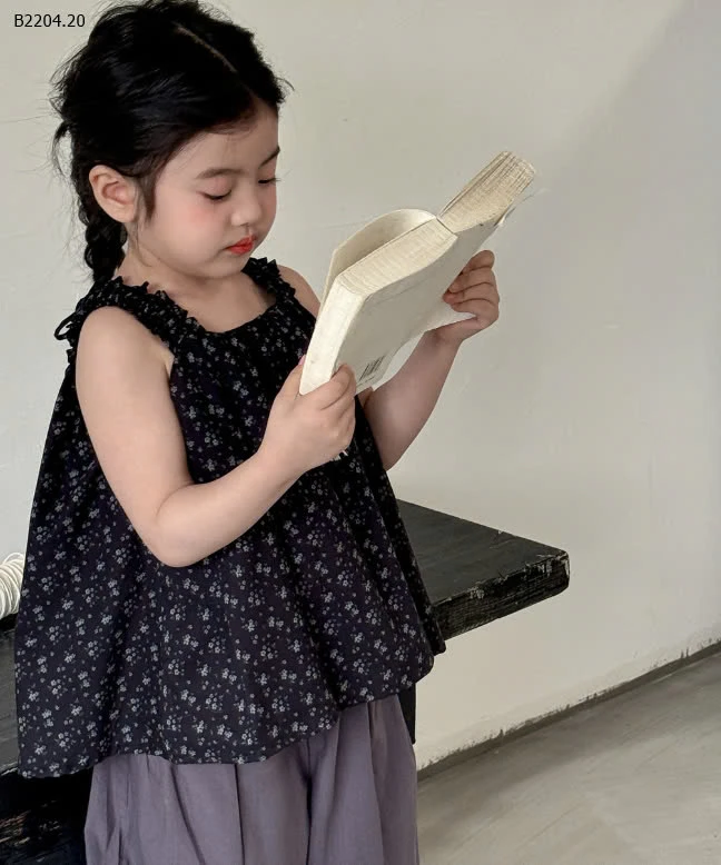 Áo sát nách hoa nhí bé gái -sỉ 142k