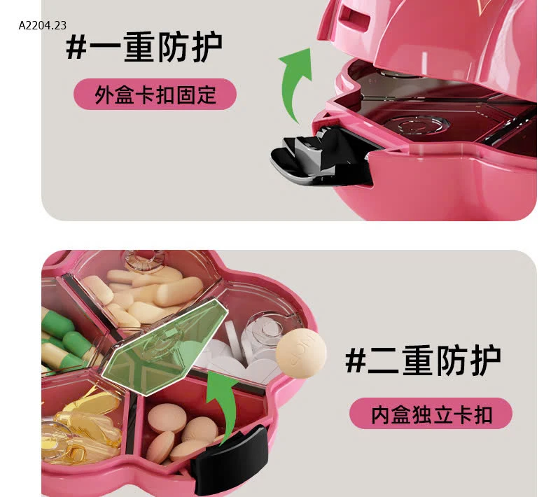 HỘP ĐỰNG TRANG SỨC HÌNH BÔNG HOA-sỉ 50k