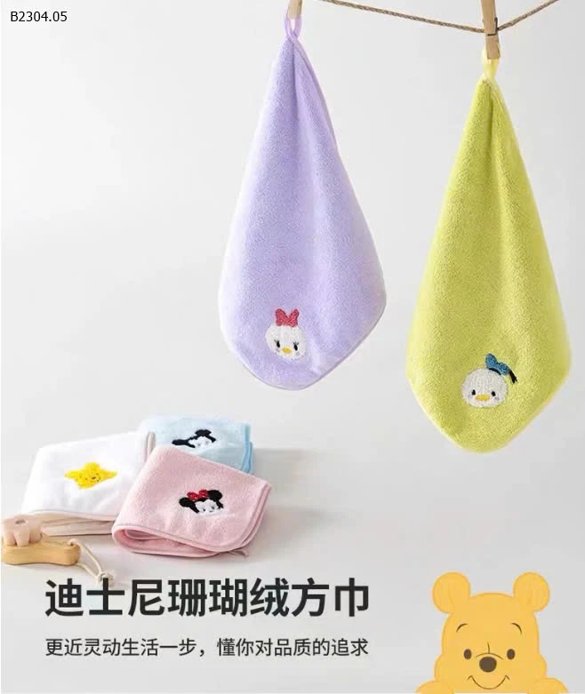 FULL BOX SET 5 KHĂN MẶT DISNEY-sỉ 73k