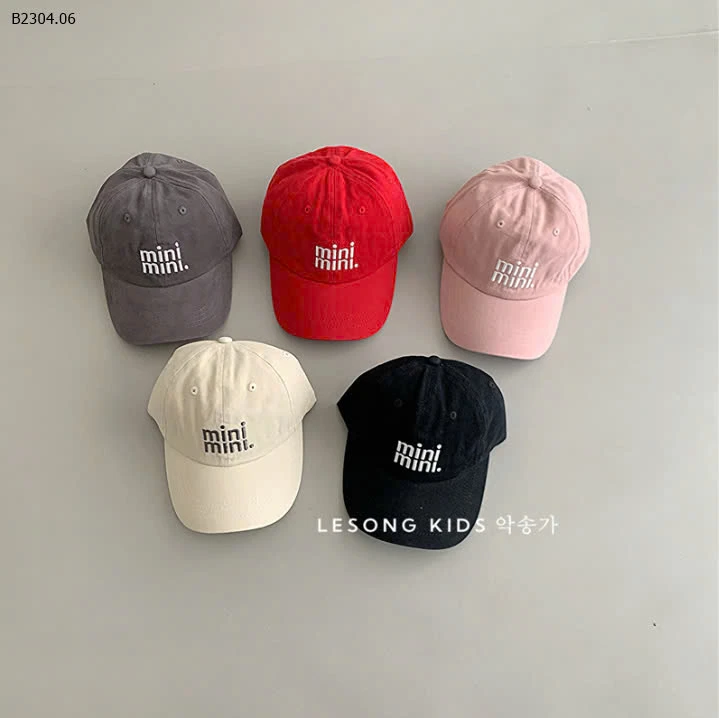 MŨ KẾT THÊU CHỮ MINI-sỉ 84k