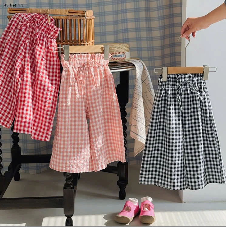 QUẦN KẺ ỐNG RỘNG BG-sỉ 105k